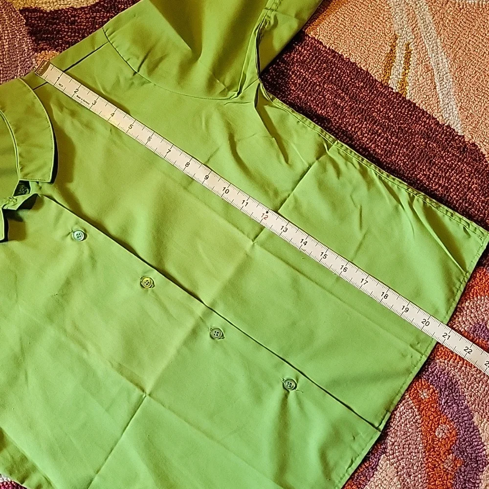 Vintage PermPress Green Top NWOT - Picture 13 of 15